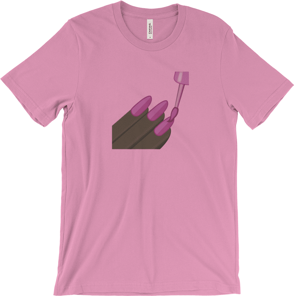 Dark Nail Polish Emoji T Shirts Swish Embassy - Phoenix Peaks T-shirt (1000x1000), Png Download