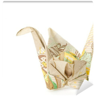 £10 Note Origami Crane Wall Mural • Pixers® • We Live - Origami (400x400), Png Download