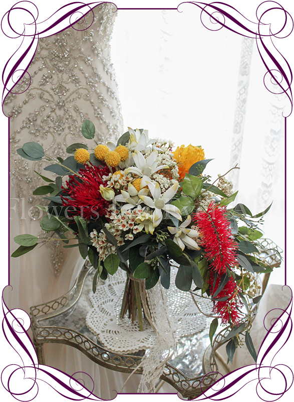 An Elegant Artificial Bridal Cascading / Messy Rustic - Rose Dahlia Peony Bouquet (608x822), Png Download