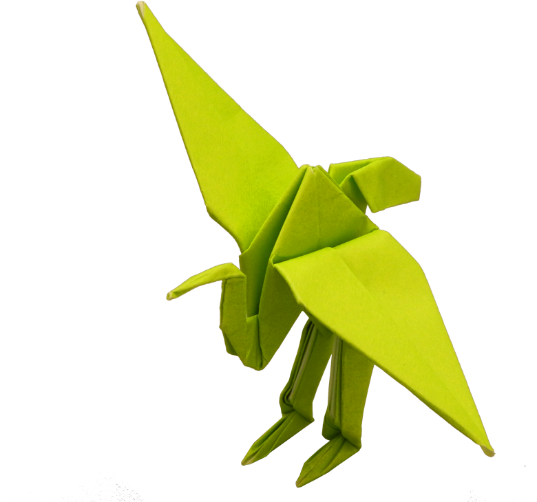 Crane Intermediate Teachyourself - Origami (1000x750), Png Download