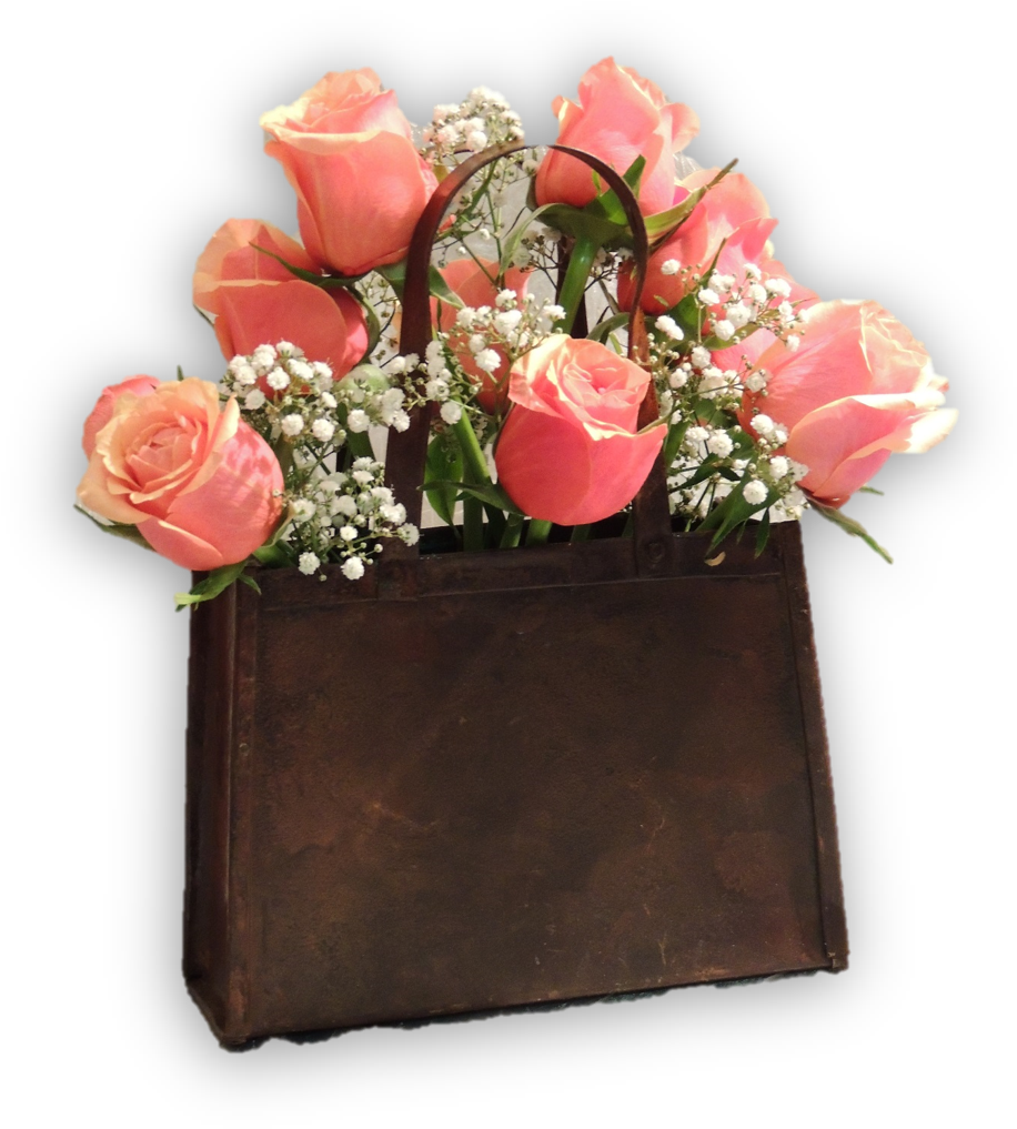 Rustic Roses - Floral Design (1012x1098), Png Download