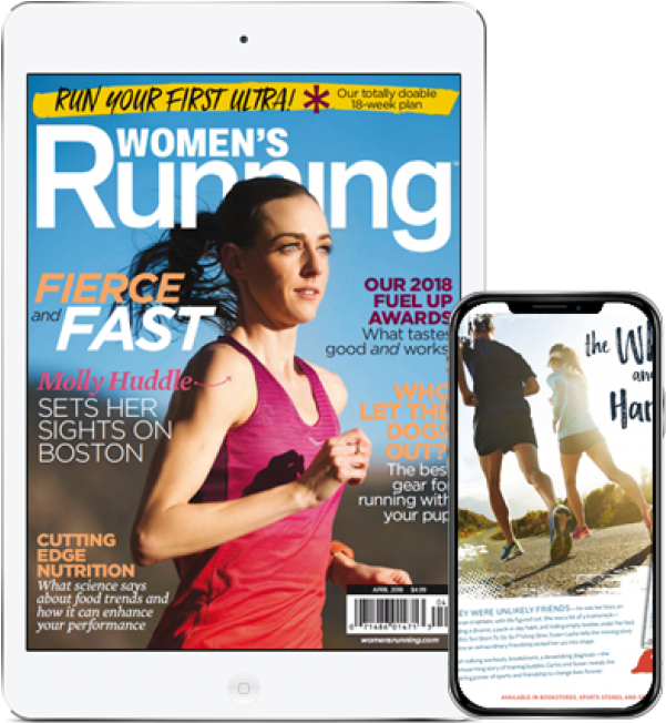 Womens Running - Womens Running April 2018 (600x695), Png Download