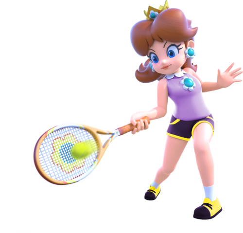 Jssb Daisy Alt 5 - Daisy Mario Tennis Ace (500x479), Png Download
