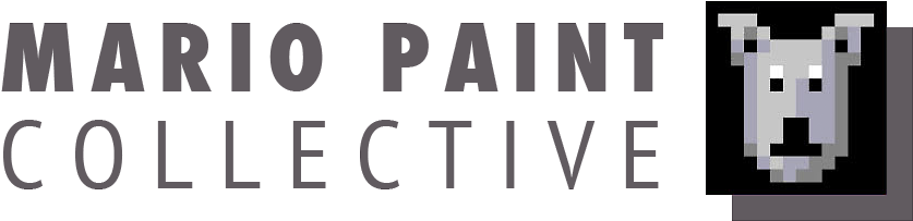 Artists Utilizing Mario Paint On The Super Nintendo - Mario Paint (906x244), Png Download