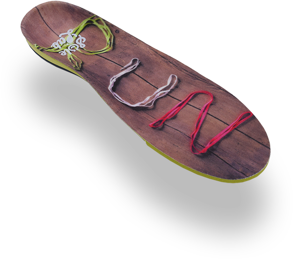 Women's Running Shoe Insole - Shoe Insert (693x548), Png Download