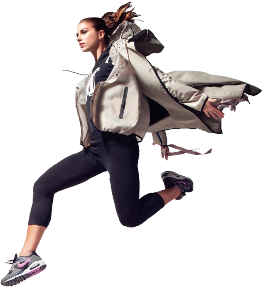 Woman Nike Sportswear (892x984), Png Download