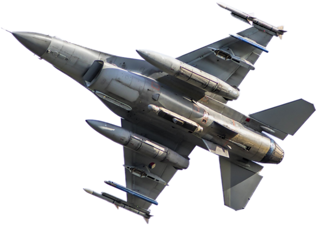 Aircraft, Jet, Plane, Planes, Airplane, Airplanes - F 16 Png (800x571), Png Download