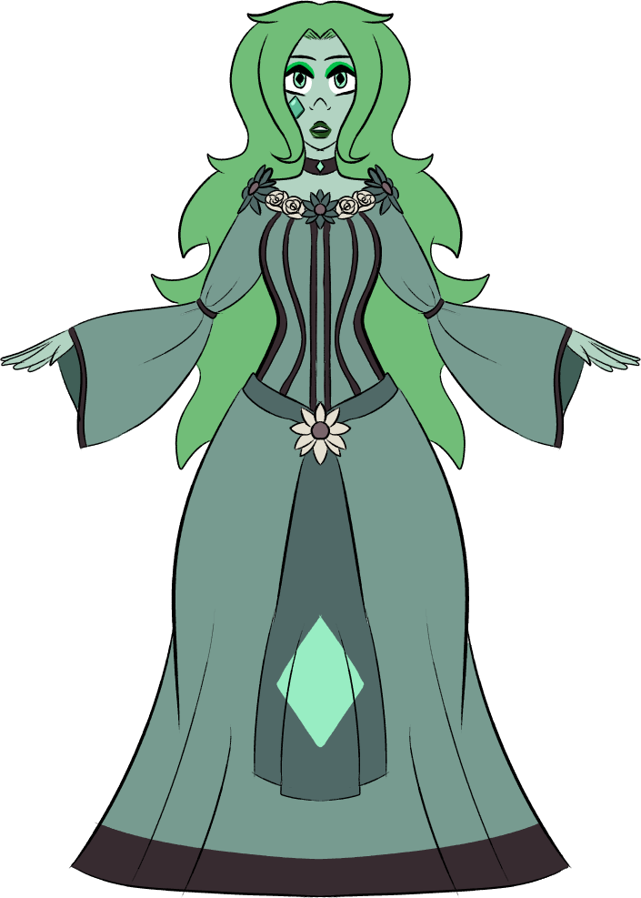 Mint Green Diamond By Dreamyadoptini - Steven Universe Light Green Diamond (705x987), Png Download