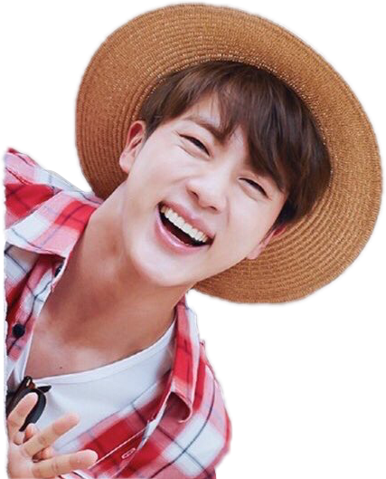 Report Abuse - Jin Bts Cute Smile (427x529), Png Download