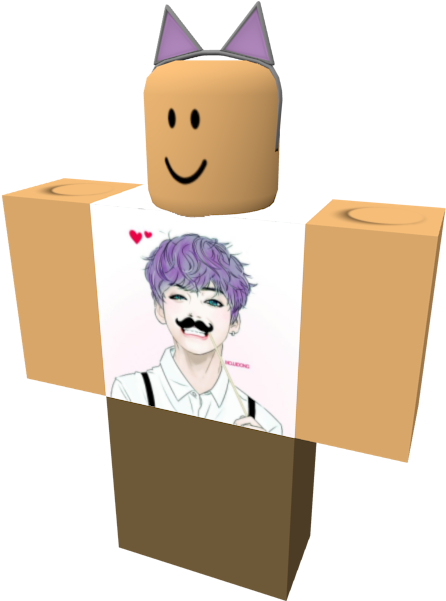 Bts - Cartoon (500x600), Png Download