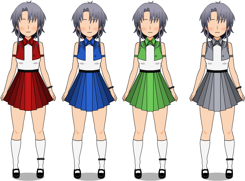 Kisekae Gradient Dresses By Yaoi Is My Life 99-d9lq5qs - Kisekae N Love Live Dress (800x600), Png Download