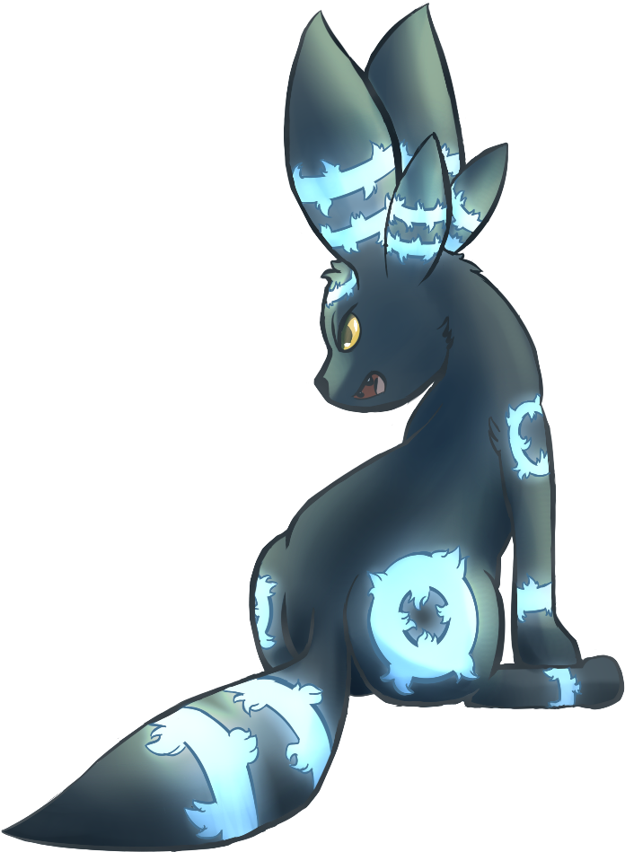 Mega Umbreon X Fan Made Mega By Mister Yaoi-d6sg9cf - Mega Umbreon X (765x1026), Png Download