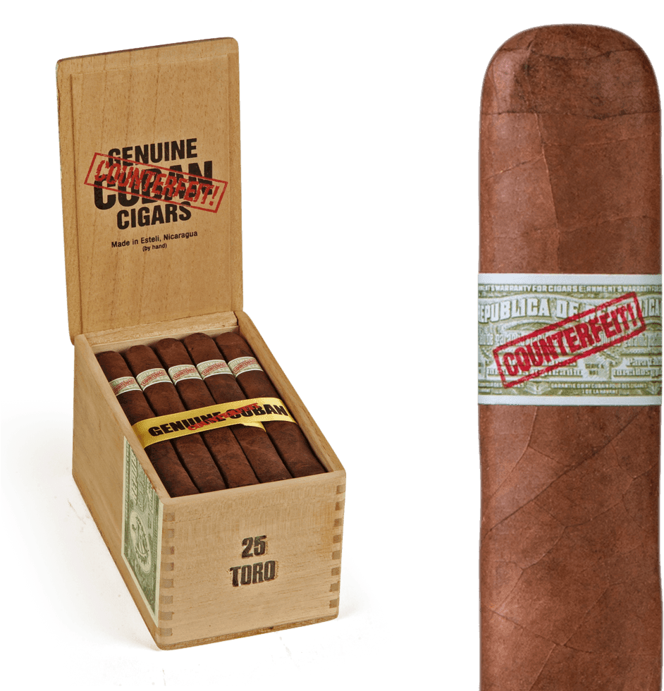 Genuine Counterfeit Cuban - Box (1000x1000), Png Download