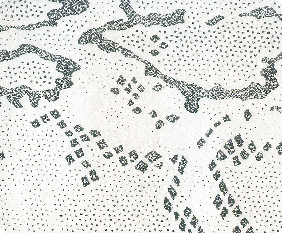 153 White Snake Velvet Fabric Swatch - Doily (1100x825), Png Download