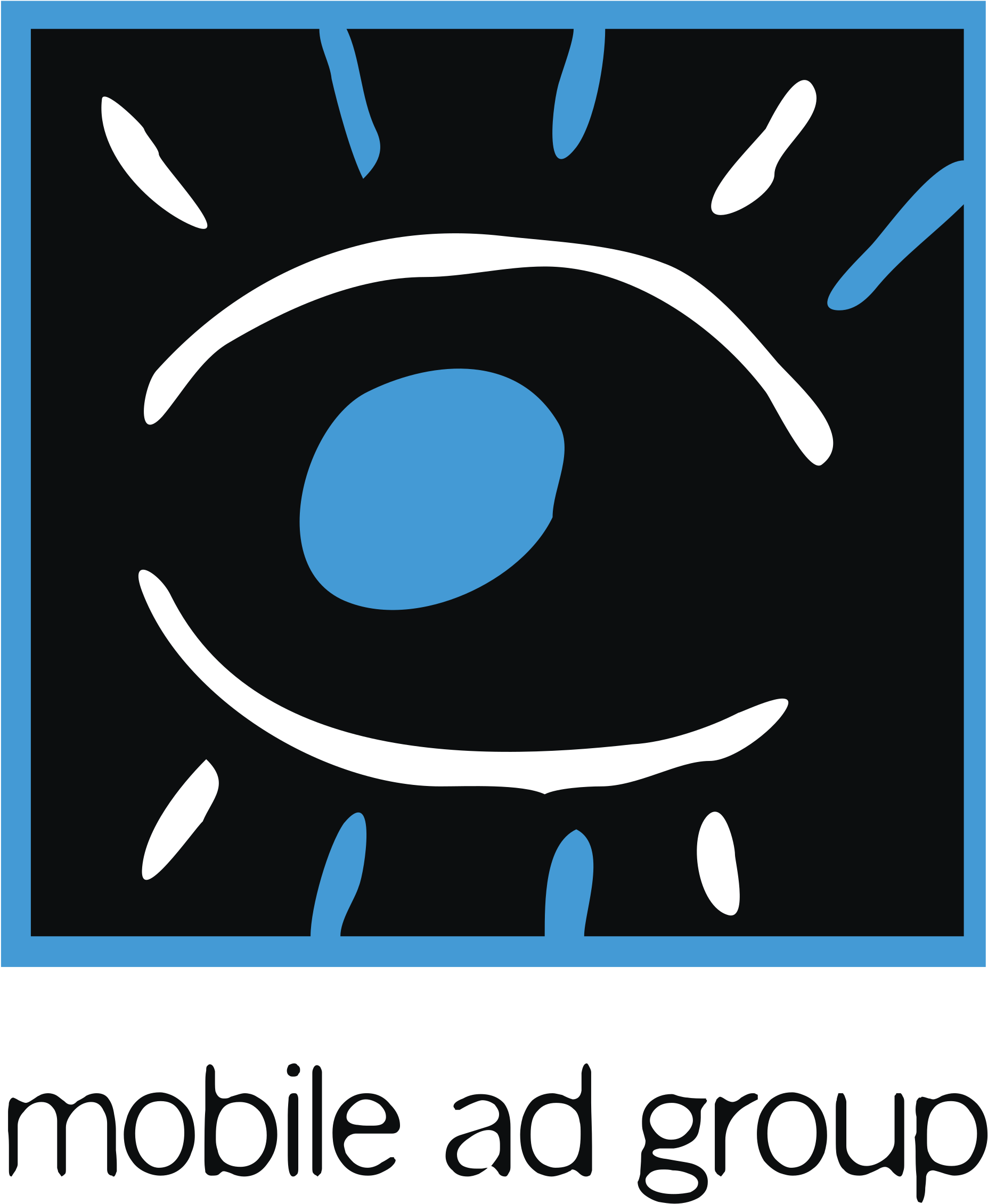 Mobile Ad Group Logo Png Transparent - Advertising (2400x2400), Png Download