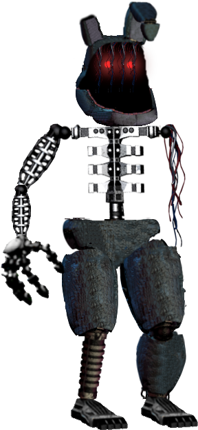 Ignited Fixed Nightmare Bonnie - Wikia (318x634), Png Download