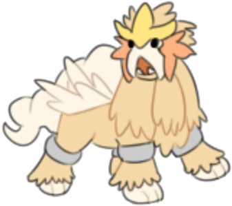 Doodle Entei - Project Pokemon Doodle Auras (420x420), Png Download