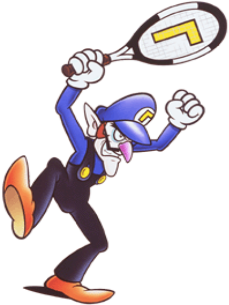Waluigi Mario Tennis (800x600), Png Download