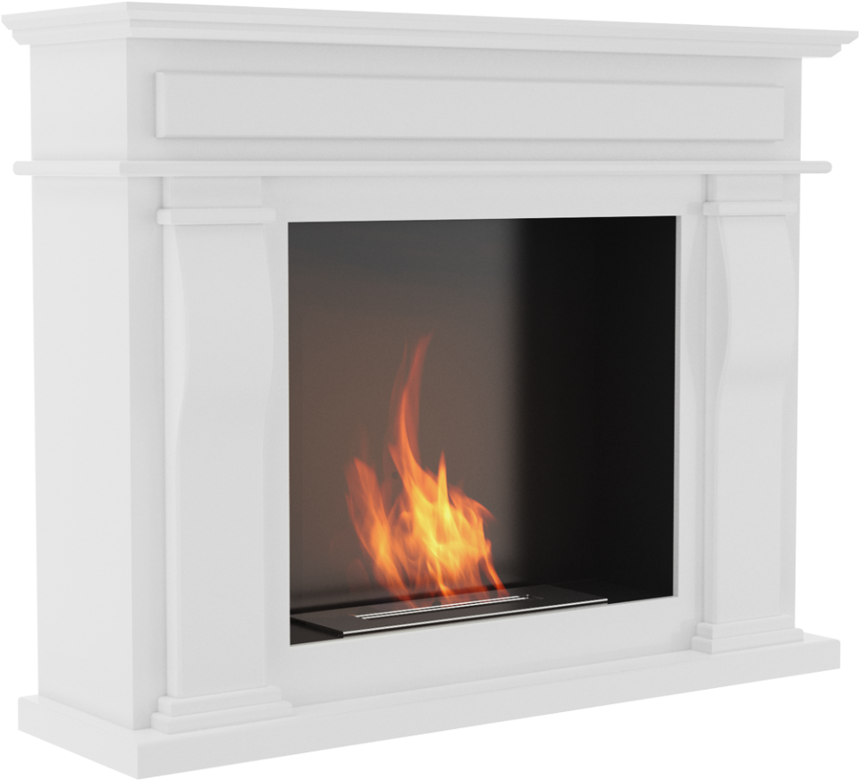 Portal Biofireplaces -the Simple, Elegant Shapes And - Cheminée Classique Bio Ethanol (960x960), Png Download