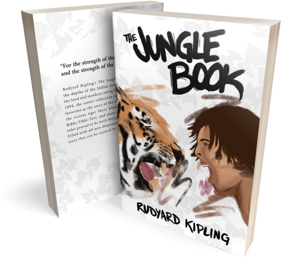 Junglebook Mockup (1000x667), Png Download