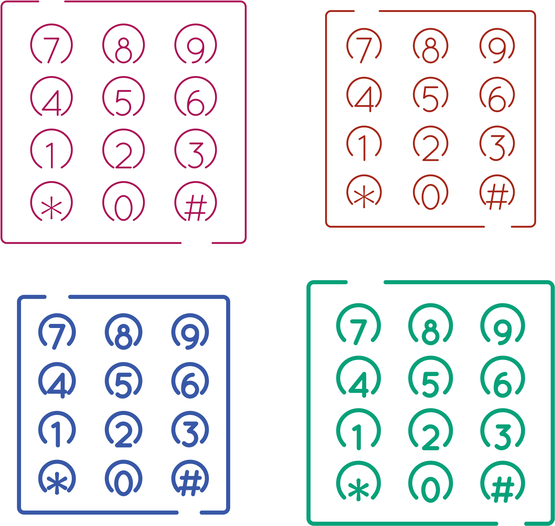 This Free Icons Png Design Of Dial Numbers (2400x2301), Png Download