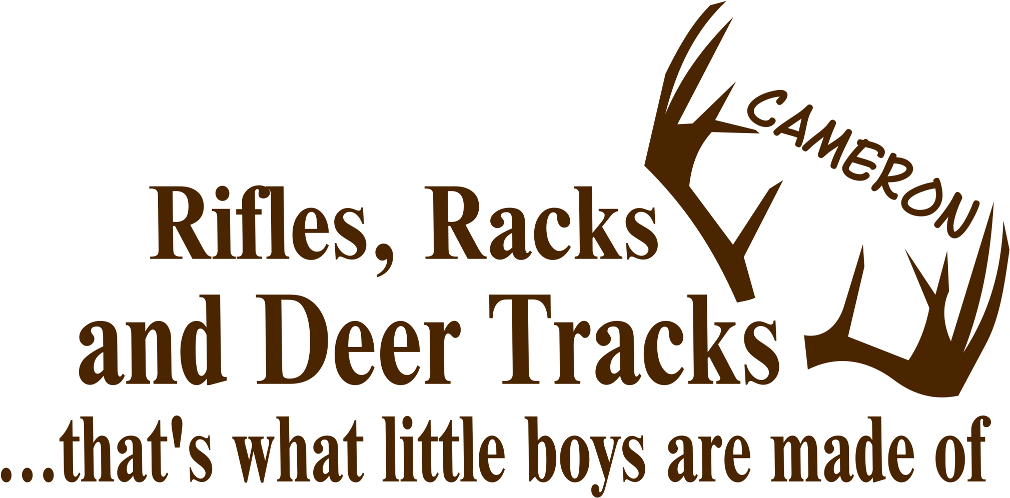 Rifles Racks Deer Tracks What Little Boys Are Made (2048x1025), Png Download