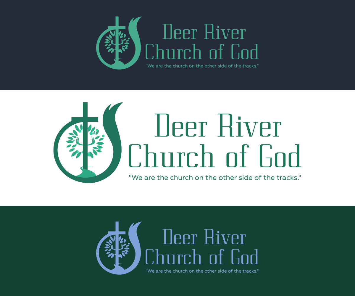 Bold, Personable, Church Logo Design For Deer River - Graphic Design (1200x1000), Png Download