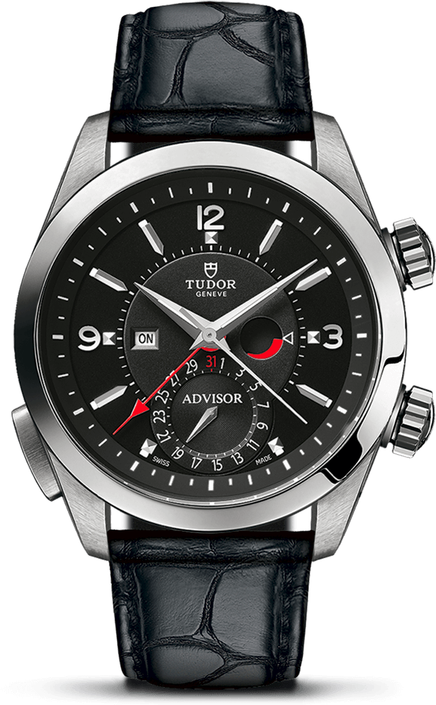 Black Alligator Strap - Tudor Heritage Advisor 79620tn (900x1200), Png Download