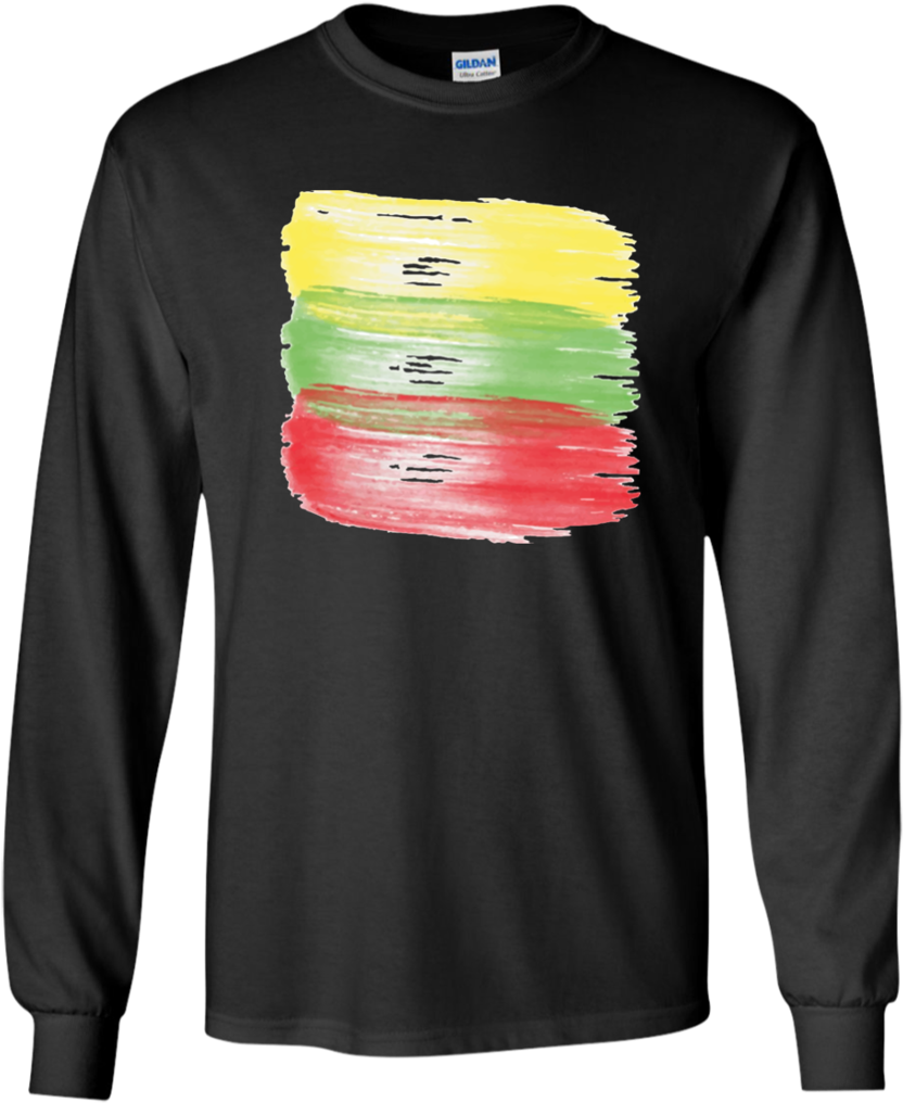 Brush Strokes Guys Long Sleeve - All Gave Some Some Gave All 9-11-2001 16 Years Anniversary (1024x1024), Png Download
