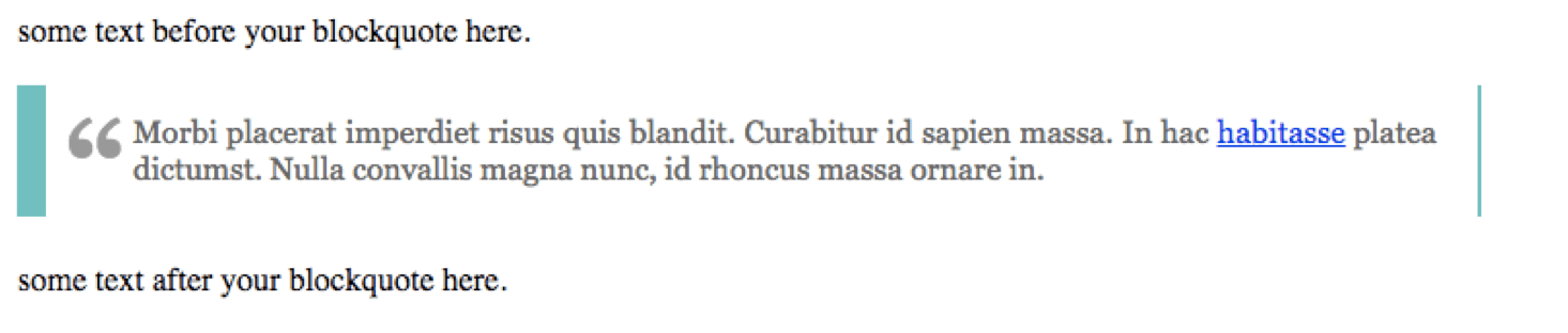 Simple Blockquote Styling - Parallel (1465x312), Png Download