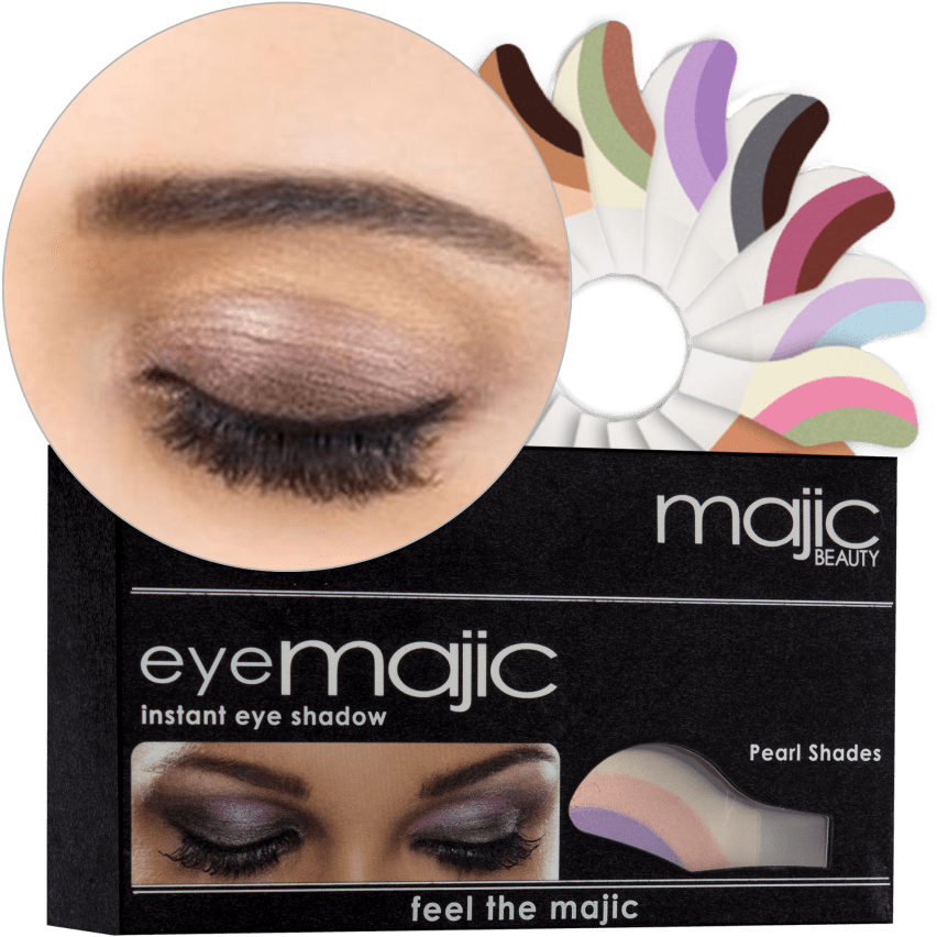 Eye Majic Instant Eyeshadow Pearl Shades 10-pack - Majic Beauty Eye Majic Instant Eye Shadow (10 Applications) (864x864), Png Download