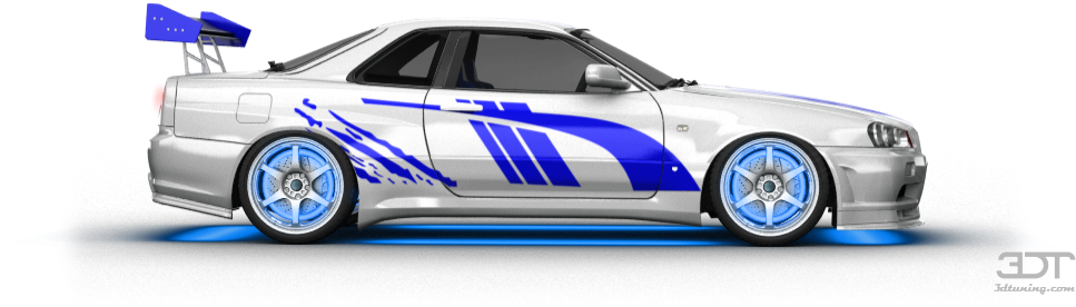 Cool Nissan Skyline Gtr Coupe Tuning With Nissan Skyline - Group A (1004x373), Png Download