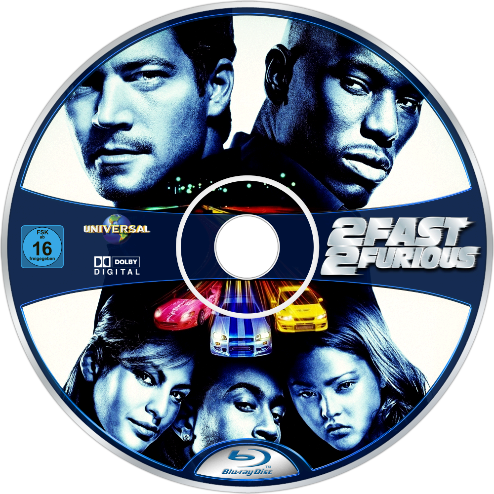 2 Fast 2 Furious Movie Fanart - 2 Fast 2 Furious (1000x1000), Png Download