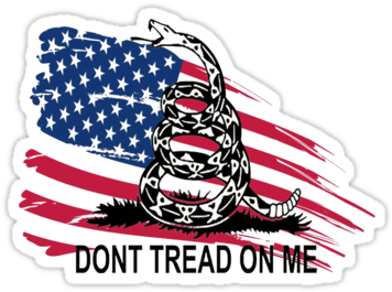 "gadsden Flag Don't Tread On Me Shirt, Cases, Stickers, - Remembered Always: Our American Soldier (375x360), Png Download