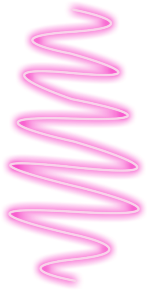Ftestickers Swirl Neon Pink Red - Glowing Swirls (1024x1024), Png Download