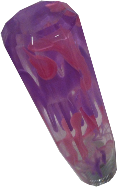 Pink And Purple Swirl - Crystal (747x1000), Png Download