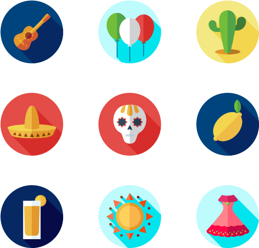 Cinco De Mayo - Folclore Iconos Png (600x564), Png Download