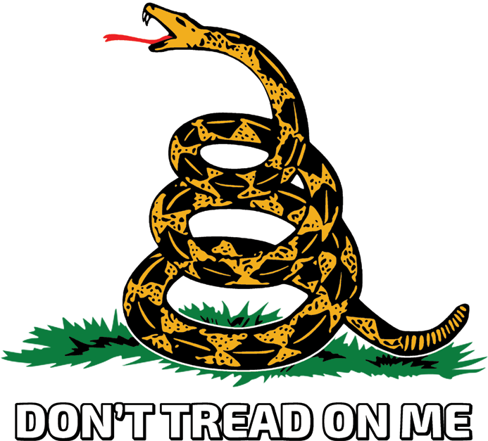 Dont Tread On Me Snake Tattoos Gadsden Flag Dont - Don T Tread On Me Leg Tattoo (709x709), Png Download