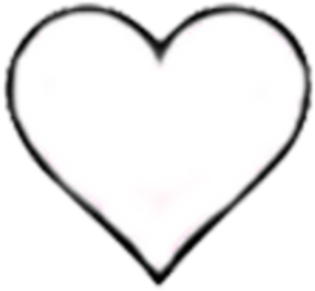Heart Hearts Tumblr Blackandwhite Icon Png Black And - Heart (2289x2289), Png Download