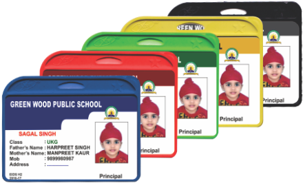 Id Card Holder No 4* - School Id Card Png (442x277), Png Download