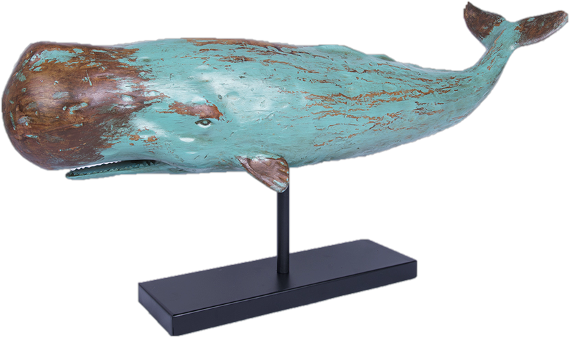 Large Sperm Whale With Base, Batela Uk - Batela Nautical Large Sperm Whale Model (900x600), Png Download