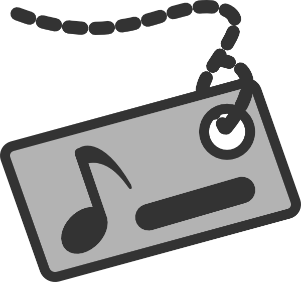 How To Set Use Music Id Card Clipart - Etiqueta De Musica Png (600x562), Png Download
