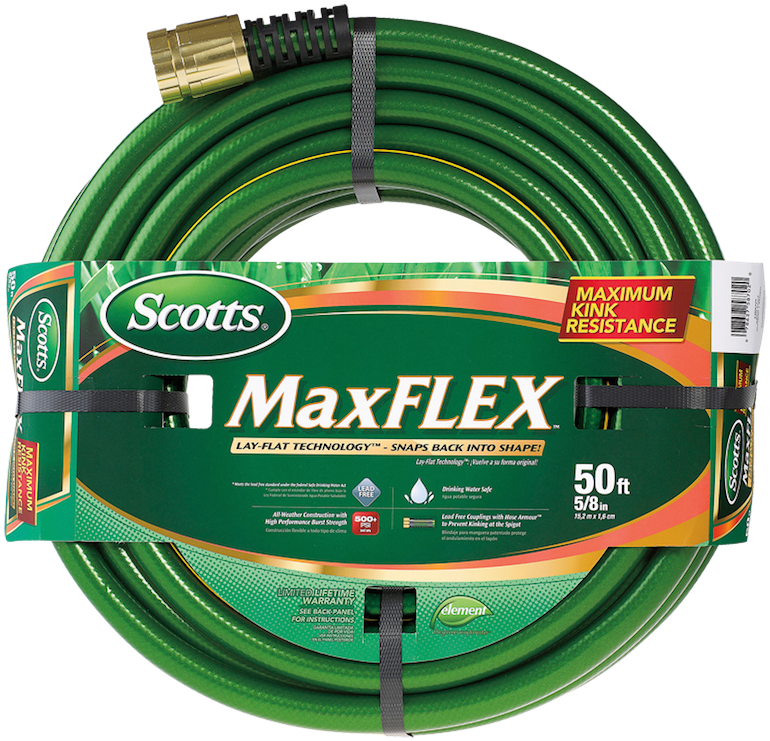 Scotts Max Flex Garden House - Scott's Maxflex Hose, Garden Hoses (797x768), Png Download