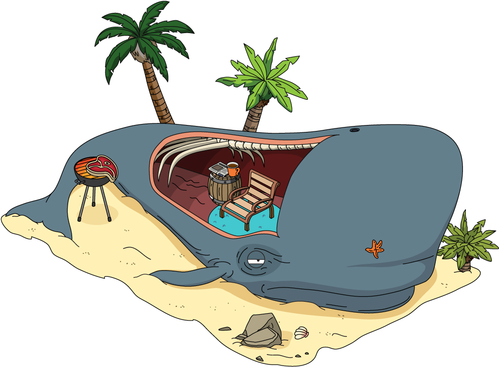 Sperm Whale Suite - Sperm Whale Family Guy (1083x857), Png Download