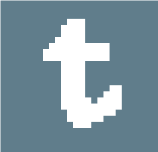 Tumblr Icon Pixel - Cross (1200x1200), Png Download