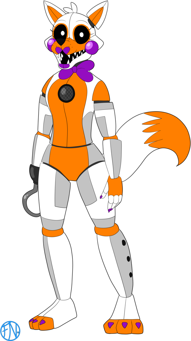 Please Stand By Enjoy Do Not Steal, Repost, Recolor, - Funtime Lolbit (681x1173), Png Download