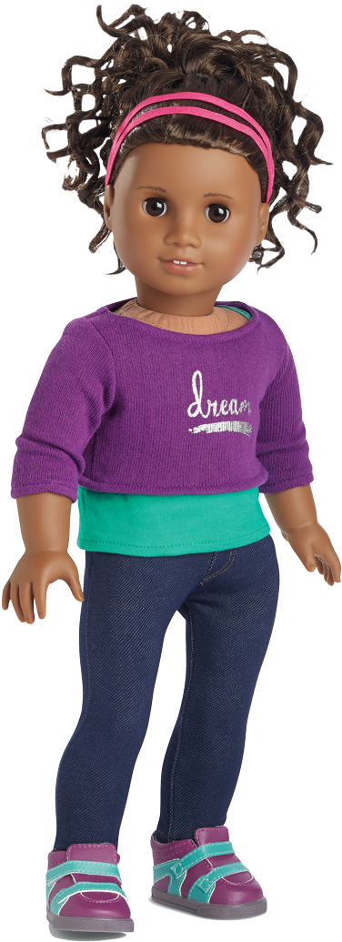 American Girl Land - American Girl Doll Gabriela (648x1113), Png Download