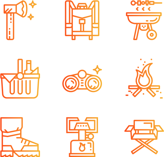 Camping 36 Icons - Icon (600x564), Png Download