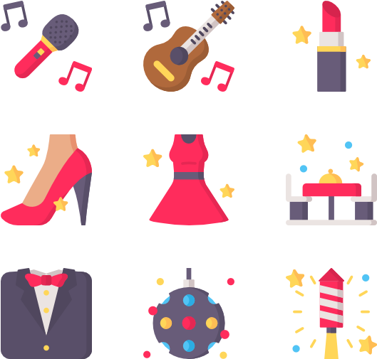 Night Party (600x564), Png Download