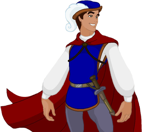Clásico] El Príncipe Ferdinand - Principe De Blancanieves (544x507), Png Download